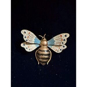 Vintage Bumble Bee Bug Pin Spain